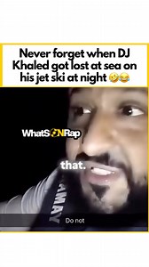 Never forget when #DJKhaled got lost at sea on his Jet ski 🤣😂😭💀 One of DJ Khaled's wildest viral moments came in 2015, when he accidentally got lost at sea on a jet ski and recorded the entire journey on Snapchat 🌊🛥️ 😂 Khaled was riding from #RickRoss' house back to his own when he took a wrong turn in the dark and realized he couldn't find land. Instead of panicking, he documented every second: the pitch-black water, the broken-down jet ski, and his iconic motivational quotes like “The k