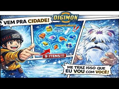 FINALMENTE CONSEGUI! COMO FAZER O MOJYAMON IR PRA CIDADE | DIGIMON WORLD