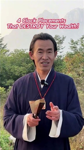 4 Places NEVER to Put a Clock! Stop Losing Wealth & Luck #FengShuiTips #WealthTips #homedecor