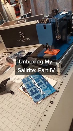 Unboxing Part IV #unboxing #sewing #diy #sewingmachine #artsandcrafts #machine @sailrite