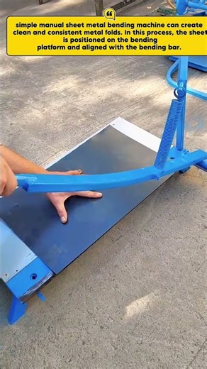 Manual Sheet Metal Bending Machine | Simple & Precise Metal Folding