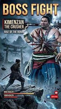 Kimenzan The Crusher Boss Fight Rise Of The Ronin #riseoftheronin #bossfight #ps5