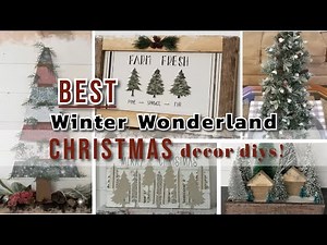 BEST WINTER WONDERLAND CHRISTMAS DECOR IDEAS!~Diy Decor for Christmas~Easy and Quick Christmas Diys