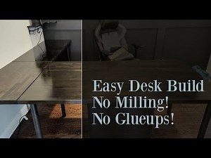 L Shaped Desk That ANYONE Can Make!