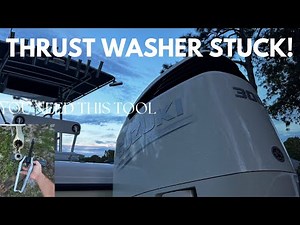 STUCK THRUST WASHER, you need this tool to remove! Suzuki 300