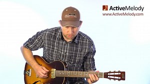 Learn how to play a bluesy version of "Amazing Grace" on guitar - played solo guitar (no accompaniment). Over 30 minutes of video and tablature are FREE. | ActiveMelody Guitar Lessons