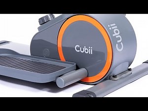 Cubii GO, Under Desk Elliptical, Bike Pedal Exerciser, with Illuminated LCD Fitness Tracker Screen