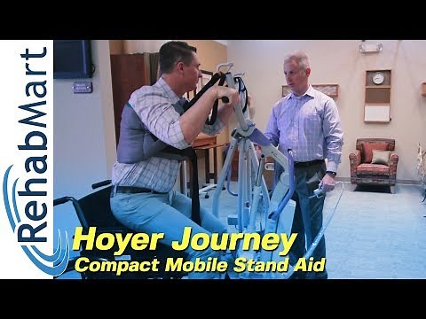 Help Standing Up from the Hoyer Journey Compact Mobile Stand Aid
