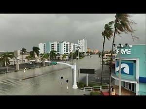 DRONE | Hurricane Idalia floods parts of Treasure Island, Florida