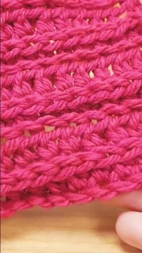 Haken als breien / Patroon tutorial / Brei patroon haken