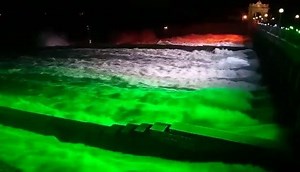 2.1M views · 51K shares | Krishna Raja Sagara dam in Karnataka lit in tricolour ❣❣ | Patna- Smart City | Facebook