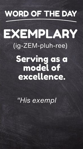 Skhillz Word of the Day: Exemplary