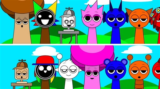 Sprunki 第一阶段中的所有角色互换大合集