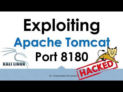 Exploiting Tomcat port 8180 | Kali Linux - Metasploitable2 | Lab