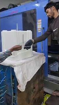 JSW850 Injection Moulding Machine Walkthrough | Container Production Mould