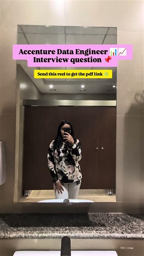 Accenture Data Engineer interview question 📌📈📊 Save it for your next data analyst interview 📊📈✅