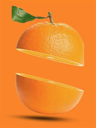 تقطيع البرتقال في الفوتوشوب بخطوات سهلة