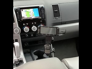 Icom ID-5100 or IC-2730 Low Vibration Mount Instillation
