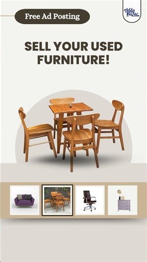 Turn your used furniture into cash! 💰