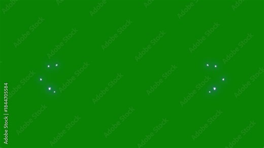 Electric Lightning Flash Thunderbolt, Comic Cartoon Animation, Hand Drawn FX Overlay, Boom Storm Strike Element, Energy Shape Elements Explosions on green Screen Background. 4K