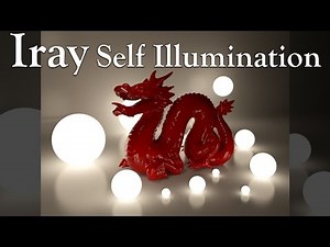 Tutorial 3ds Max Iray Self illumination