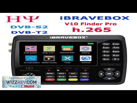 iBRAVEBOX V10 Finder Pro H.265 DVB S2 T2 Advanced Finder with High Performance Flash Memory