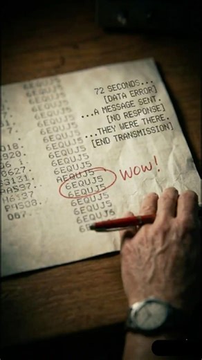 The 72-Second Message from Space: The "Wow!" Signal 🛸 #shorts #space #mystery