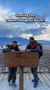 We started the lowest to highest adventure across Death Valley to Mt. Whitney #deathvalley #extremeclimate #hiking | Thruhikers