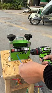 Home wire stripper, can be connected to electric drill #wire stripper | Machine Vibes