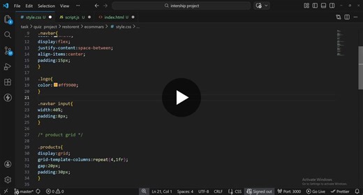 #webdevelopment #html #css #javascript #frontend #ecommerce #learning | Ragini Prajapati