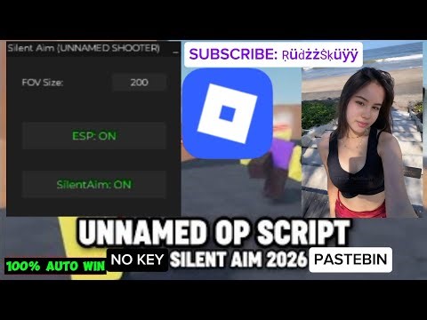 UNNAMED SHOOTER SCRIPT OP NO KEY - SILENT AIM - ESP PLAYER - ROBLOX INDONESIA