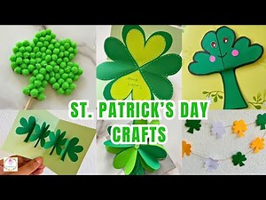 5 Ideas to Celebrate St. Patrick's Day | St. Patrick's Day Craft Ideas | Paper Shamrock Crafts