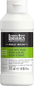 Liquitex Professional Fluid Medium, 237ml (8-oz), Ultra Matte Medium