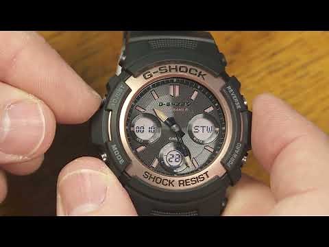 The "Rose Gold" AWG-M100 G-Shock Fire Package 2022 In Depth Review