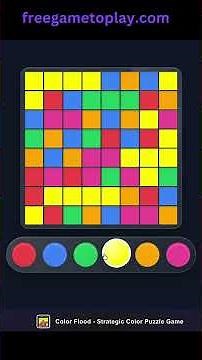 🎨🤯 Color Flood: Can YOU Beat This Brain-Teasing Puzzle? 🤯🎨
