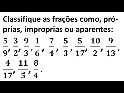 Lesson 4 - Types of Fractions. Classify fractions as proper, improper, and apparent.