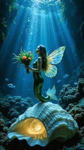 The Mermaid Secret 😨 #Co2 tolerance #ai #oxygen #mermaid #facts #lifestyle#factoholic #aivideo #edit