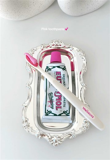 ✨This is honestly the best toothpaste I’ve ever tried 🪥💗 It’s nothing like your usual minty ones — pink, fresh, and totally unique! #PinkToothpaste #EuthymolVibes #TikTokShopCreatorPicks #CleanGirlRoutine #SoftVibes