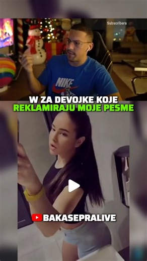 laganič on Instagram: "Vlogmas pogurao Bakine pesme u trend. 🔥 #laganich #bakaprase #serbia #bakasepra YouTube: bakasepralive @bakaprase"