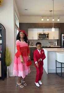Happy Sunday ❤️ Y’all told me I needed a bounce dress and @Jazz It Up Boutique delivered 🥰 Dion’s suit is from @Petit Gentleman: Boys’s Suits 🔥 #church #churchoutfit #bouncedress #bouncydress
