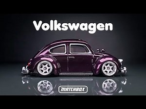 Volks Wagen Beetle Clean Stance with natural widebody kit Matchbox Diecast Custom