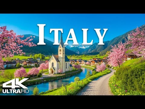 Spring in Italy 4K | Rolling Hills, Blossom-Filled Villages & Serene Landscapes