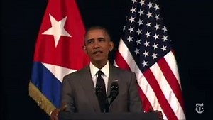 160K views · 2.7K reactions | "I have come here to bury the last remnant of the Cold War in the Americas," President Barack Obama said on the stage of the Grand Theater of Havana. "And to President Raul Castro, who I appreciate being here today, I wanted you to know: I believe my visit here demonstrates you do not need to fear a threat from the United States." | The New York Times | Facebook