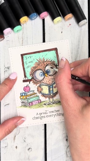 Paint Smoosh FUN for a Great Teacher Card ✨