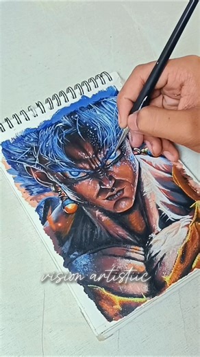 Vision artistiic X Goku 😮‍💨💙 #shorts