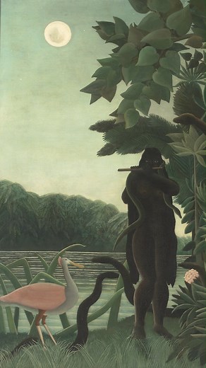 Exotique, poétique... le tableau "La charmeuse de serpents" réalisé en 1907 par Henri Rousseau, dit le Douanier, est l'un des principaux chefs-d'oeuvre de l'artiste qui débuta sa carrière à l'âge de 40 ans 🐍 Mais, pourquoi ce tableau est-il si connu ? 🌴 On vous explique tout avec notre nouvelle série histoire de l'art où nous revenons sur les oeuvres qui ont marqué l'histoire en lien avec notre livre "Pourquoi c'est connu ?" disponible sur le site Boutiques de Musées : http://bit.ly/PourquoiCe