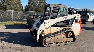 🍿 Check out this 2008 Bobcat T180 Skid Steer 👉️https://bid.bid-2-buy.com/ui/auctions/111169/14055330 🌟Hour Meter Reads 3,187 Hours 🌟Diesel Motor 🌟Hi-Flo 🌟Heat and Air Conditioning 🌟Jensen Radio 🌟Power Attachment Locks 🌟Rubber Tracks 🌟Missing Front and Rear Glass, No Door 🌟Engine Latch is Sticky 🌟No Attachments Included 🌟Passcode Will be Given to New Owner 🌟Owner States: In Working Order | Bid-2-Buy.com
