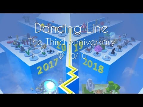 Dancing line beta, el tercer aniversario (leer descripción)