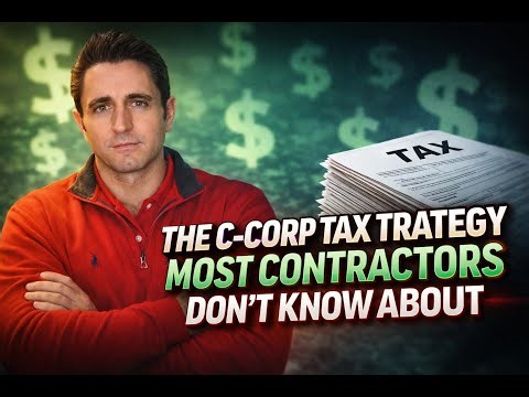 The C-Corp Tax Strategy Most Contractors Don’t Know About