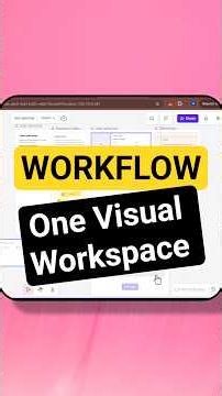 How To Simplified Any Workflow with One Visual Workspace | From Ideas to Execution #ai #shorts